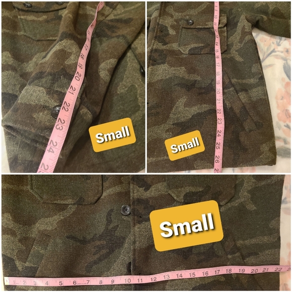 NWT Calvin Klein Wool Blend Camo Jacket - Picture 11 of 14